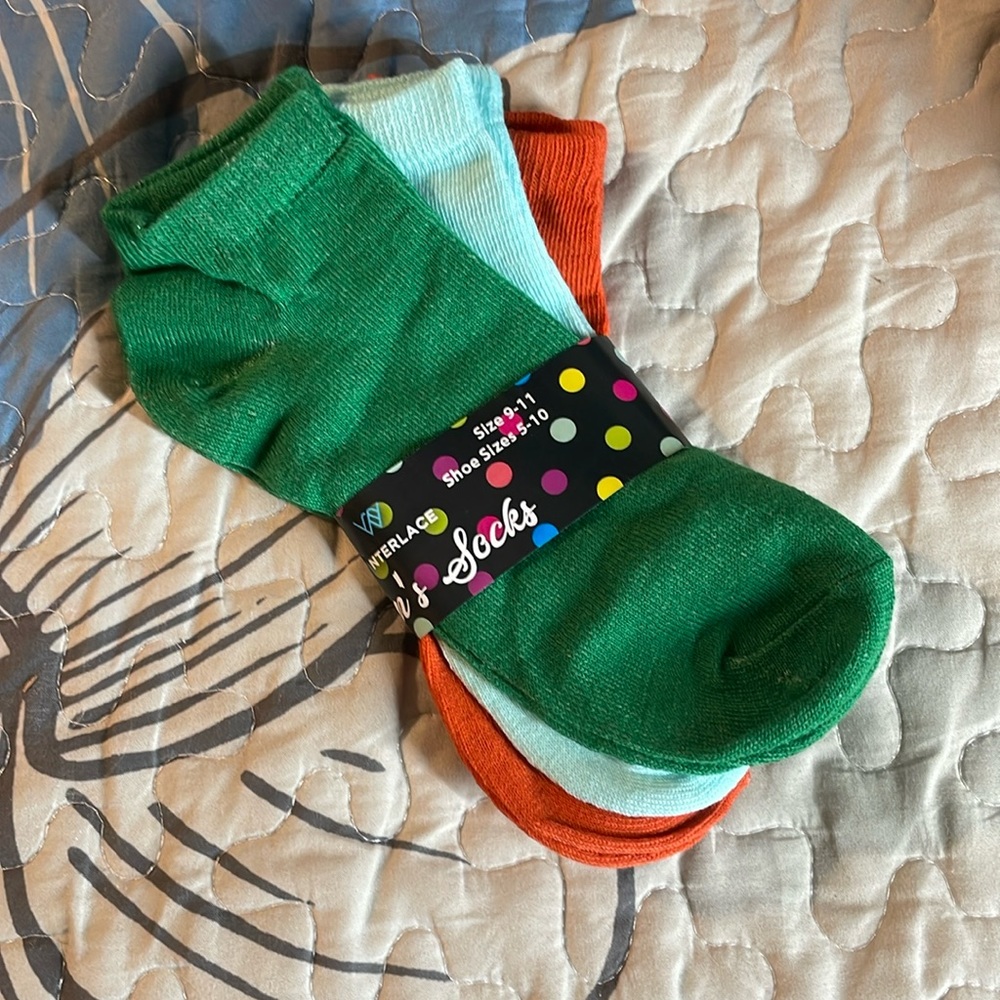 💜4/$16 NWT socks 3 pack